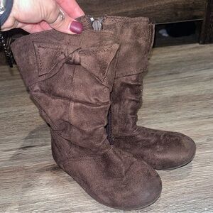 Girls Brown Boots- size 8
